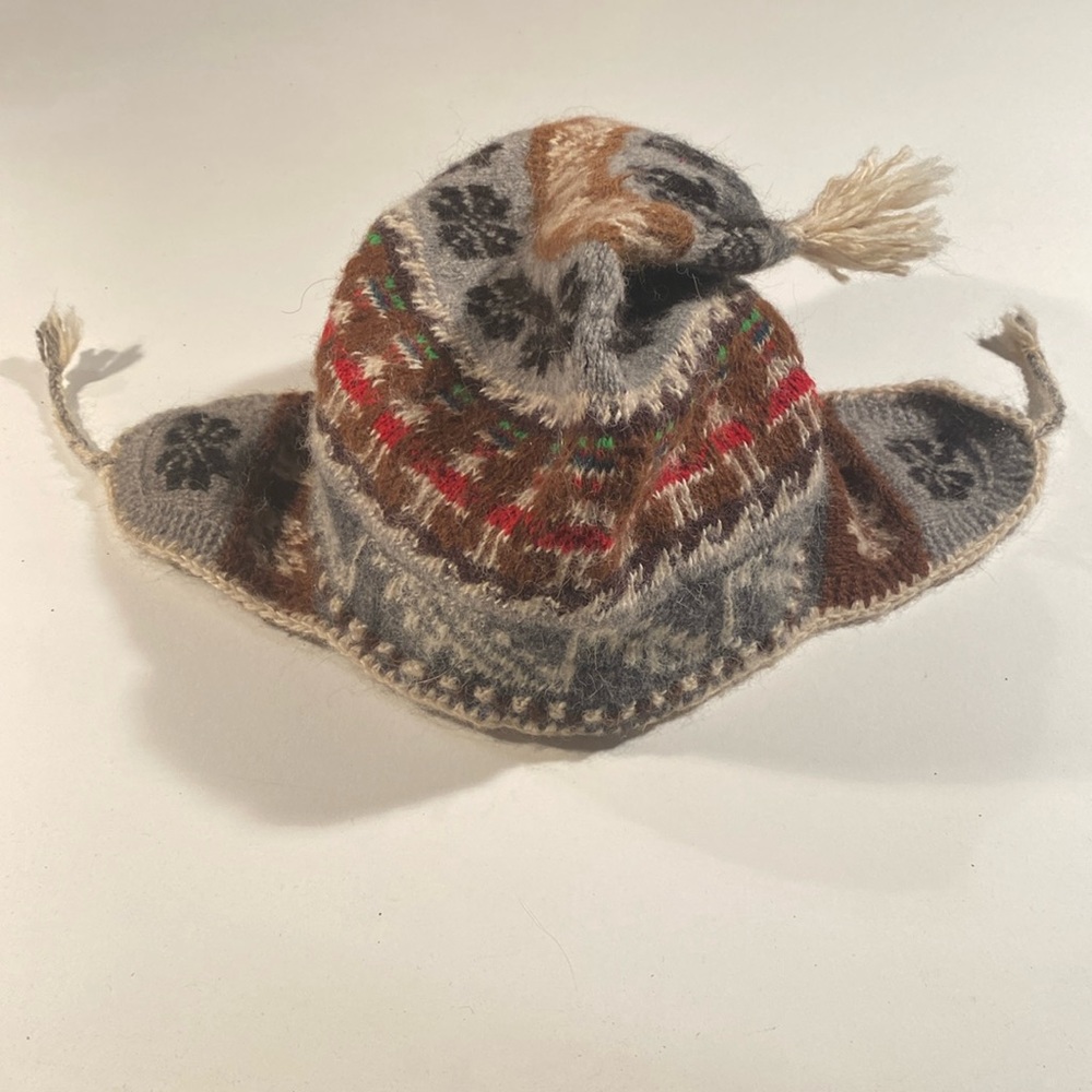 ❗️SALE❗️Knitted cap with ear flaps